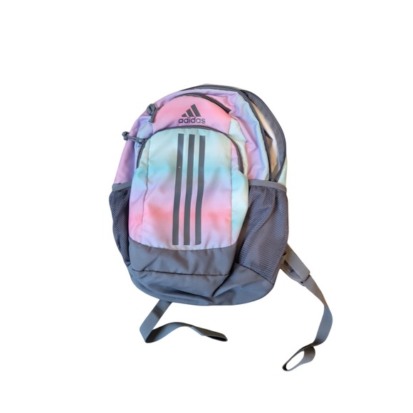 adidas Handbags - Adidas Young BTS Creator Backpack Pastel Ombre Pink Blue Grey Three Stripe Bag